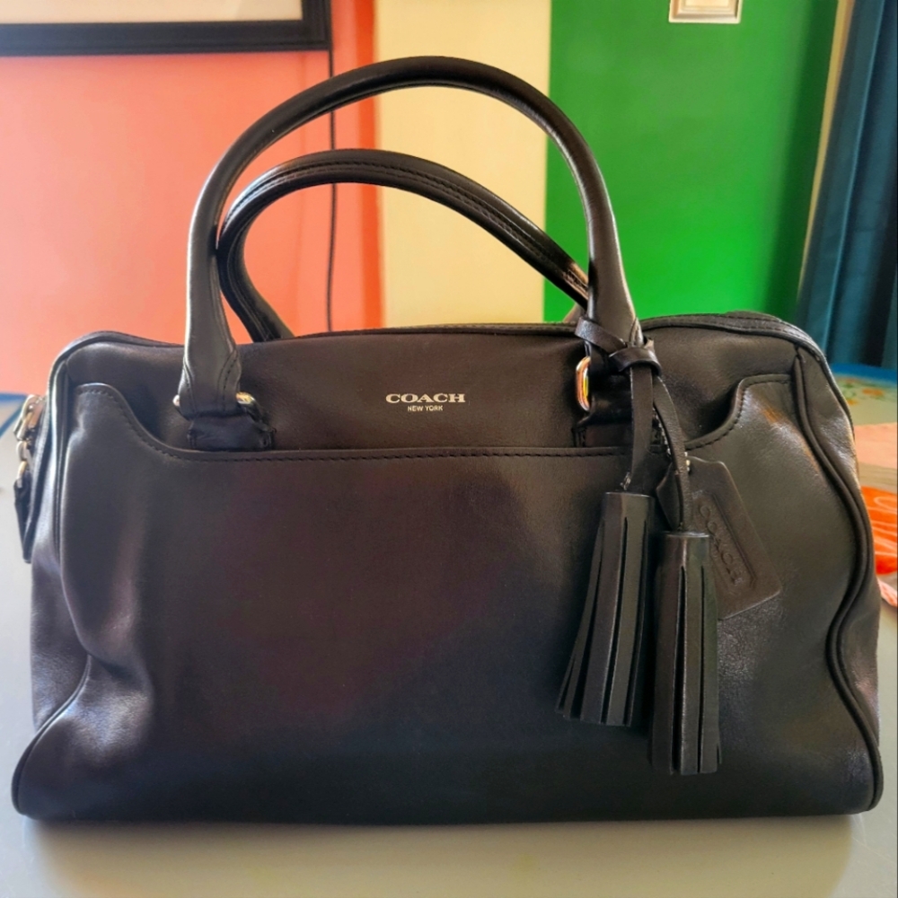 Coach Boston Leather Bag